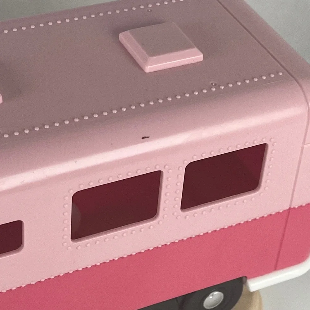 Crescent Retro Motel and Pink Camper Trailer‎ Toy Set Target Exclusive